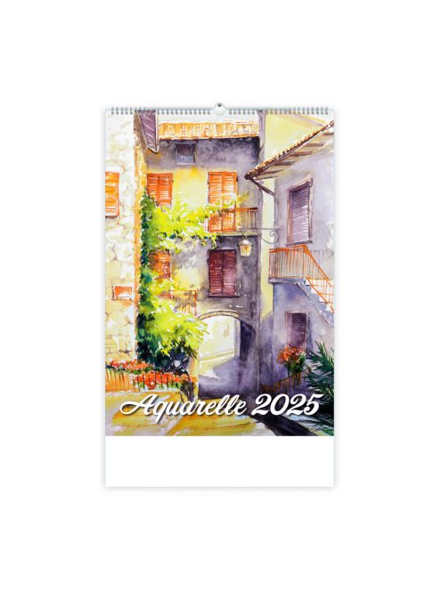 Aquarelle falinaptár - 2025