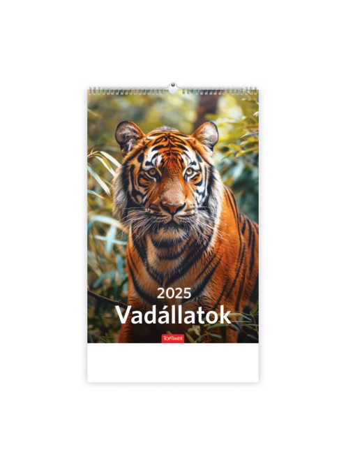 Vadállatok falinaptár - 2025