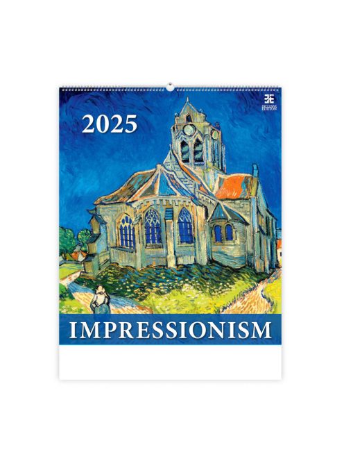 Impressionism falinaptár - 2025